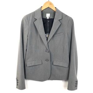 New LC Lauren Conrad Gray Blazer Sz 6